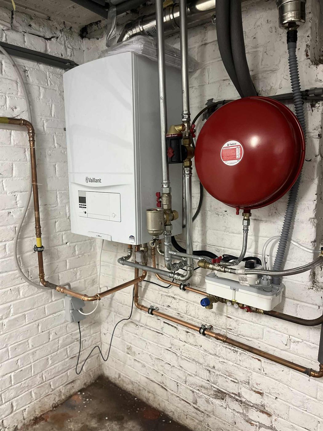 Technibo installeert een nieuwe cv-ketel in een woning in het Hageland
